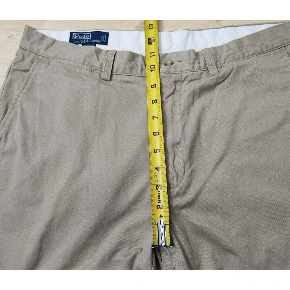 Polo Ralph Lauren Preston Pants Men's 36x32 Beige Straight Leg Chinos